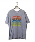 stussyステューシー）の古着「Tシャツ」｜ブルー