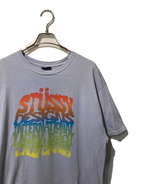 stussy（ステューシー）stussy (ステューシー) Tシャツ ブルー サイズ:Lの古着・服飾アイテム