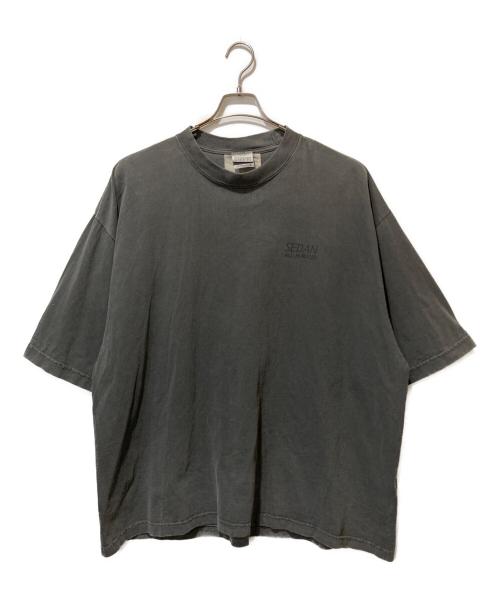 SEDAN ALL-PURPOSE（セダンオールパーパス）SEDAN ALL-PURPOSE (セダンオールパーパス) Garment Dyed S/S Tee グレー サイズ:Lの古着・服飾アイテム