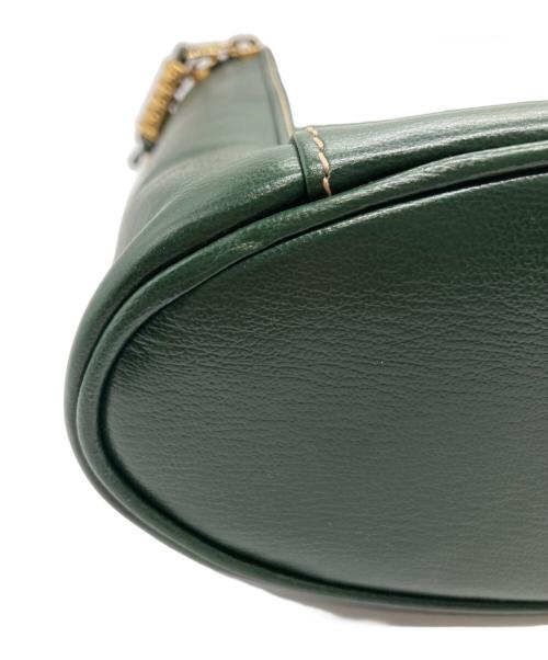 LOEWE（ロエベ）LOEWE (ロエベ) バニティバッグ グリーンの古着・服飾アイテム