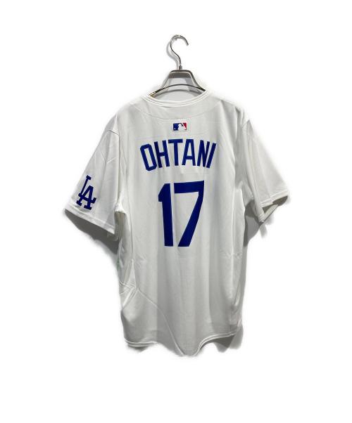 NIKE（ナイキ）NIKE (ナイキ) ベースボールシャツ ホワイト サイズ:Lの古着・服飾アイテム