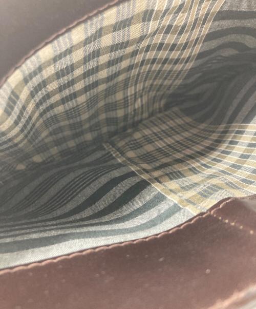 MOTHERHOUSE（マザーハウス）MOTHERHOUSE (マザーハウス) アンティーク ソラ 2 ウェイ ショルダー ブラウンの古着・服飾アイテム