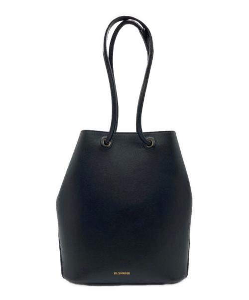JIL SANDER（ジルサンダー）JIL SANDER (ジルサンダー) バケツ型ショルダーバッグ ブラックの古着・服飾アイテム