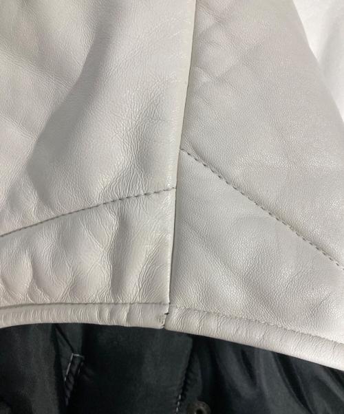 SUPREME（シュプリーム）Supreme (シュプリーム) Dickies (ディッキーズ) 23AW LEATHER WORK VEST/レザーワークベスト ホワイト サイズ:Lの古着・服飾アイテム