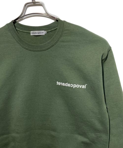 Cabaret Poval（キャバレーポバール）Cabaret Poval (キャバレーポバール) Schloss Crewneck グリーン サイズ:Mの古着・服飾アイテム