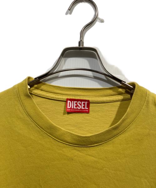 DIESEL（ディーゼル）DIESEL (ディーゼル) T-Wash-L5 Tシャツ イエロー サイズ:Ｌの古着・服飾アイテム