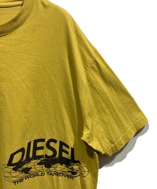 DIESEL（ディーゼル）DIESEL (ディーゼル) T-Wash-L5 Tシャツ イエロー サイズ:Ｌの古着・服飾アイテム