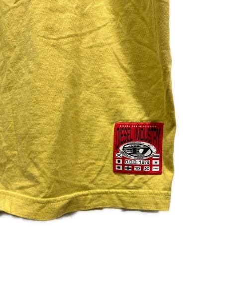DIESEL（ディーゼル）DIESEL (ディーゼル) T-Wash-L5 Tシャツ イエロー サイズ:Ｌの古着・服飾アイテム