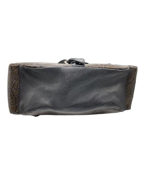 Vivienne Westwood（ヴィヴィアンウエストウッド）Vivienne Westwood (ヴィヴィアンウエストウッド) アーサー総柄リュック/オーブ柄リュック ブラウンの古着・服飾アイテム