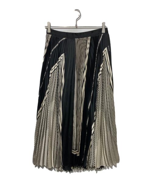 sacai（サカイ）sacai (サカイ) Plaid Scarf Skirt ブラック サイズ:Sの古着・服飾アイテム