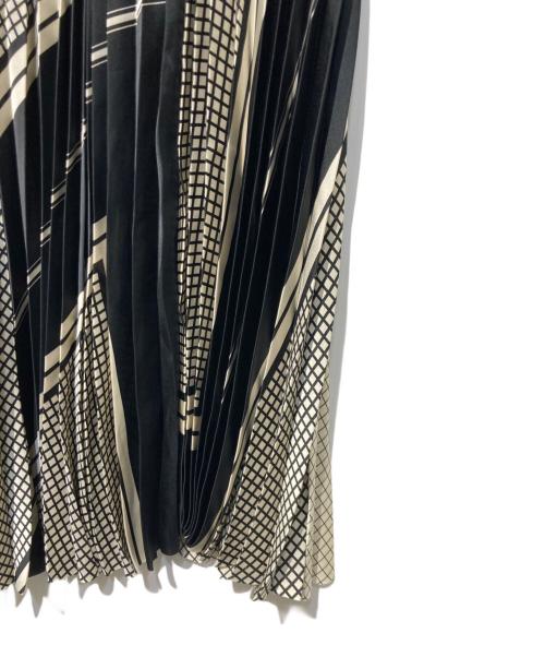 sacai（サカイ）sacai (サカイ) Plaid Scarf Skirt ブラック サイズ:Sの古着・服飾アイテム