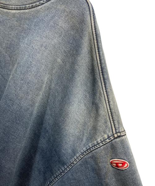 DIESEL（ディーゼル）DIESEL (ディーゼル) D-KRIB-NE スウェット インディゴ サイズ:XLの古着・服飾アイテム