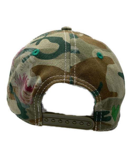 b Eautiful（ビューティフル）b Eautiful (ビューティフル) b.E Hat -LA Camo カーキの古着・服飾アイテム