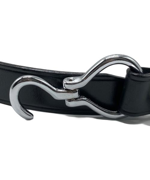TORY LEATHER（トリーレザー）TORY LEATHER (トリーレザー) レザーベルト ブラックの古着・服飾アイテム
