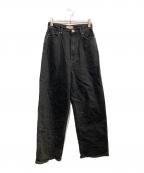 YANUKヤヌーク）の古着「JOANデニムパンツ」｜ブラック