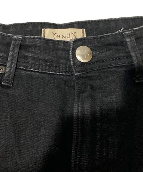 YANUK（ヤヌーク）YANUK (ヤヌーク) JOANデニムパンツ ブラック サイズ:W25の古着・服飾アイテム