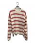L'Appartement（アパルトモン）の古着「25SS Border Knit/25SS ボーダーニット」｜レッド×ベージュ