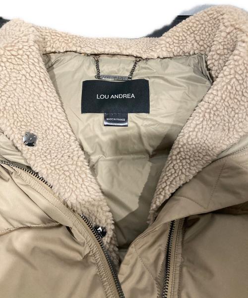 LOU ANDREA（ルーアンドレア）LOU ANDREA (ルーアンドレア) 2WAY DOWN VEST/ダウンベスト ベージュ サイズ:-の古着・服飾アイテム