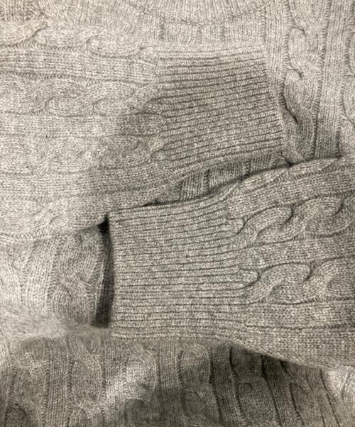 EVERYDAY I LIKE.（エヴリデイ アイ ライク）EVERYDAY I LIKE. (エヴリデイ アイ ライク) Oversized Cable Knit /ケーブルニット グレー サイズ:-の古着・服飾アイテム