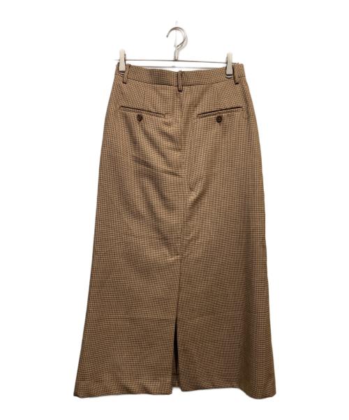 Couture d'adam（クチュールドアダム）COUTURE D'ADAM (クチュールドアダム) GUNCLUB CHECK LONG SKIRT ブラウン サイズ:36の古着・服飾アイテム
