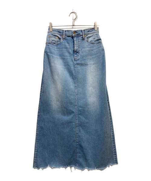 GOOD GRIEF!（グッドグリーフ）GOOD GRIEF! (グッドグリーフ) CUT OFF HEM DENIM LONG SKIRT インディゴ サイズ:Ｍの古着・服飾アイテム