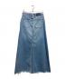 GOOD GRIEF! (グッドグリーフ) CUT OFF HEM DENIM LONG SKIRT インディゴ サイズ:Ｍ：7000円