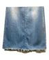 中古・古着 GOOD GRIEF! (グッドグリーフ) CUT OFF HEM DENIM LONG SKIRT インディゴ サイズ:Ｍ：7000円