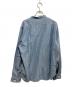 RRL (ダブルアールエル) バンドカラーシャンブレーシャツ インディゴ サイズ:Ｍ/175：13000円