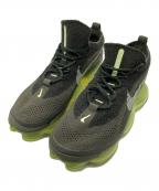 NIKEナイキ）の古着「AIR MAX SCORPION FK」｜ブラック×イエロー