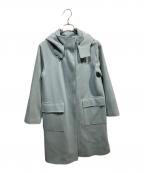 theoryセオリー）の古着「LAMB MELTON DUFFLE COAT」｜ミントグリーン