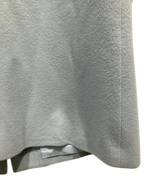 theory（セオリー）theory (セオリー) LAMB MELTON DUFFLE COAT ミントグリーン サイズ:Sの古着・服飾アイテム