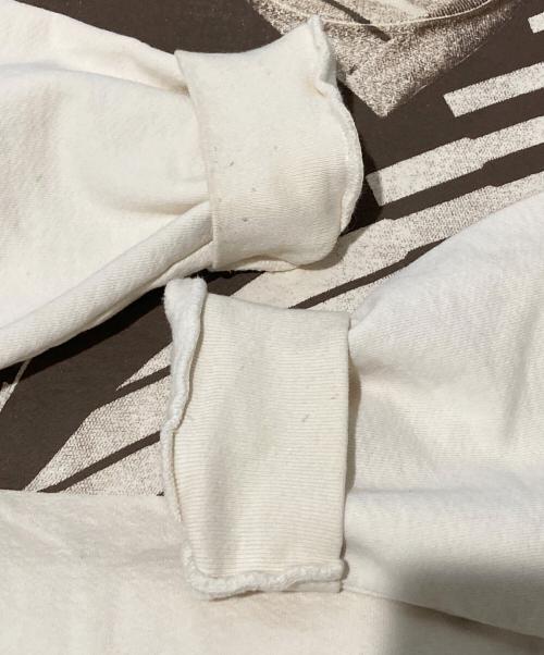 b Eautiful（ビューティフル）b Eautiful (ビューティフル) Soccer Jersey 2 Crewneck Sweatshirt ベージュ サイズ:XLの古着・服飾アイテム