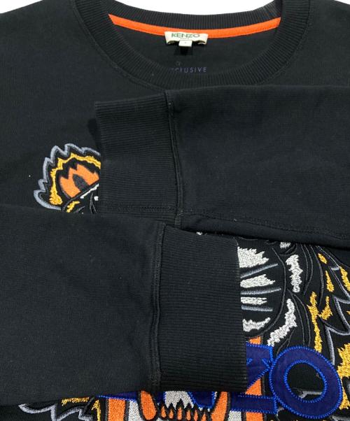 KENZO（ケンゾー）KENZO (ケンゾー) タイガー刺繍スウェット ブラック サイズ:Lの古着・服飾アイテム