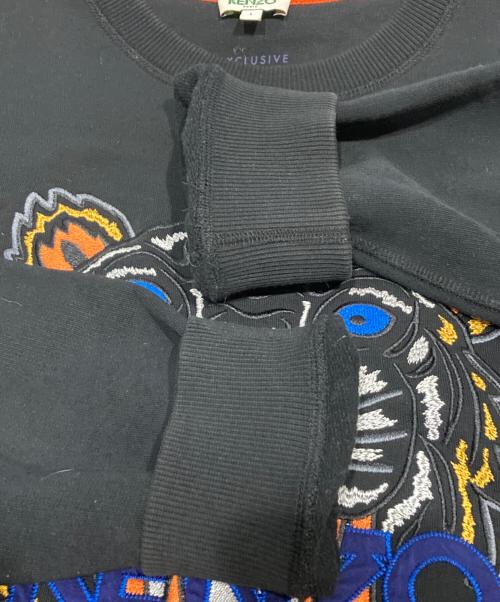 KENZO（ケンゾー）KENZO (ケンゾー) タイガー刺繍スウェット ブラック サイズ:Lの古着・服飾アイテム