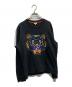 KENZO（ケンゾー）の古着「タイガー刺繍スウェット」｜ブラック