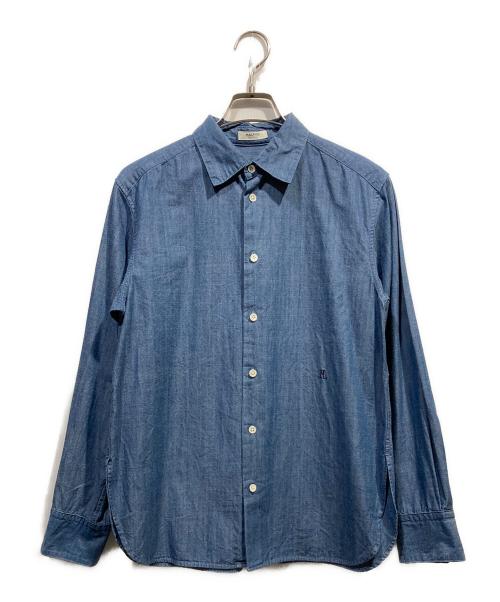 MACPHEE（マカフィー）MACPHEE (マカフィー) デニムシャンブレー レギュラーカラーシャツ インディゴ サイズ:36の古着・服飾アイテム