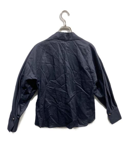 EFFE BEAMS（エッフェ ビームス）EFFE BEAMS (エッフェ ビームス) オープンカラーシャツ ネイビー サイズ:SIZE36の古着・服飾アイテム