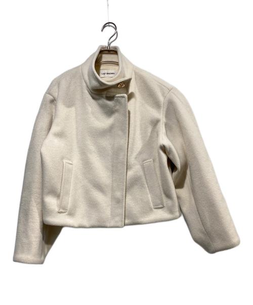 Lily Brown（リリーブラウン）Lily Brown (リリーブラウン) 袖ファー2wayコート ベージュ サイズ:freeの古着・服飾アイテム