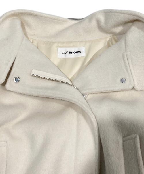 Lily Brown（リリーブラウン）Lily Brown (リリーブラウン) 袖ファー2wayコート ベージュ サイズ:freeの古着・服飾アイテム