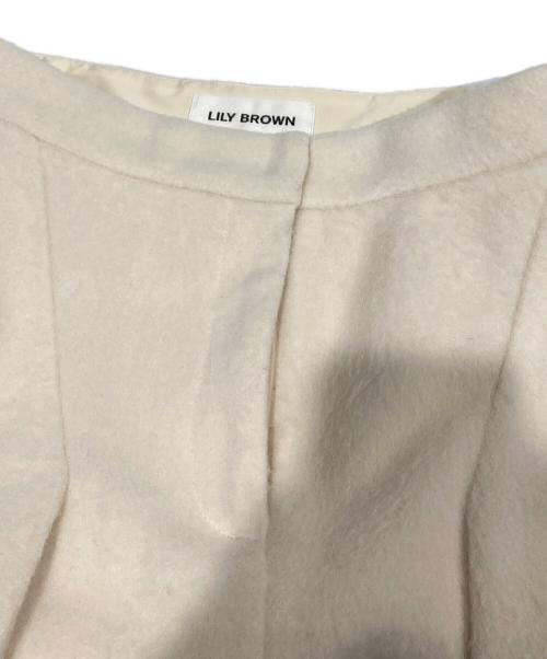 Lily Brown（リリーブラウン）Lily Brown (リリーブラウン) フレアミニスカート ベージュ サイズ:0 155/60Aの古着・服飾アイテム