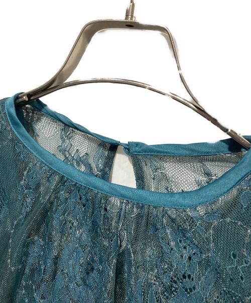 stola.（ストラ）stola. (ストラ) オケージョンワンピース＆レースブラウスセット グリーン サイズ:38の古着・服飾アイテム