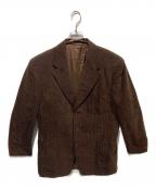 CELINE HOMMEセリーヌオム）の古着「コーデュロイ3Bジャケット」｜ブラウン
