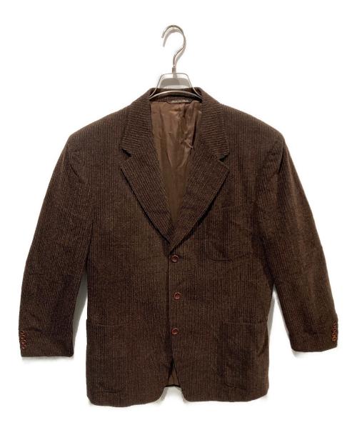 CELINE HOMME（セリーヌオム）CELINE HOMME (セリーヌオム) コーデュロイ3Bジャケット ブラウン サイズ:52の古着・服飾アイテム
