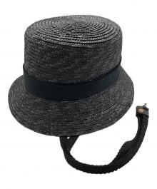 MUKU-AN（ムク アン）の古着「STRAW HAT」｜ブラック