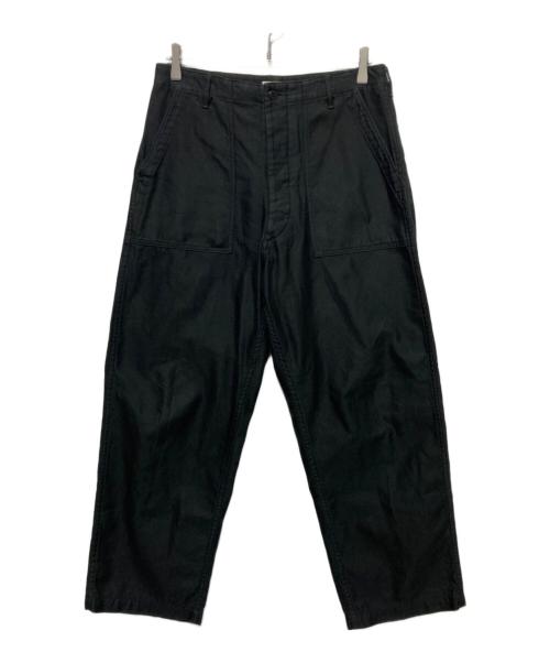 INTERIM（インテリム）INTERIM (インテリム) GIZA BACK SATIN BAKER PANTS ブラック サイズ:4の古着・服飾アイテム