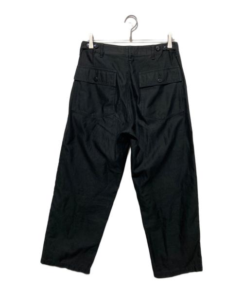 INTERIM（インテリム）INTERIM (インテリム) GIZA BACK SATIN BAKER PANTS ブラック サイズ:4の古着・服飾アイテム