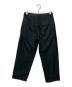 INTERIM (インテリム) GIZA BACK SATIN BAKER PANTS ブラック サイズ:4：10000円
