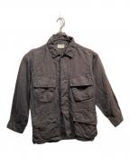 WORKERSワーカーズ）の古着「リネンカバーオール」｜グレー