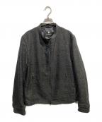 BLACK LABEL CRESTBRIDGEブラックレーベル クレストブリッジ）の古着「ダブルジップブルゾン」｜グレー