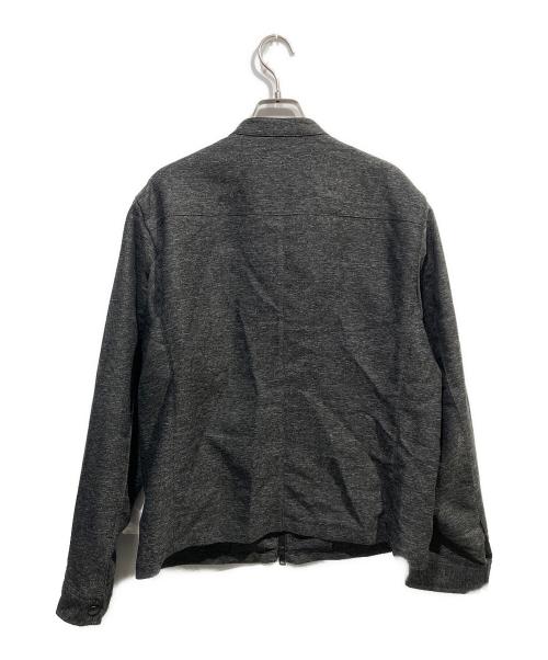BLACK LABEL CRESTBRIDGE（ブラックレーベル クレストブリッジ）BLACK LABEL CRESTBRIDGE (ブラックレーベル クレストブリッジ) ダブルジップブルゾン グレー サイズ:Lの古着・服飾アイテム